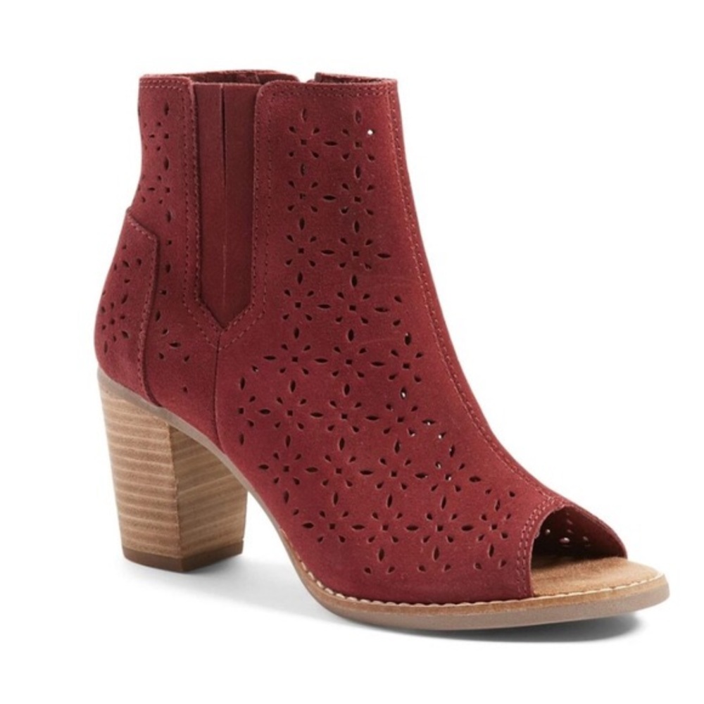 TOMS Majorca Peep Toe Booties